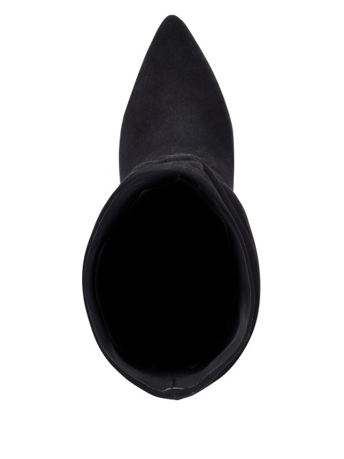 Backy الجلد المدبوغ Slouch Bootie Black 001 Guess