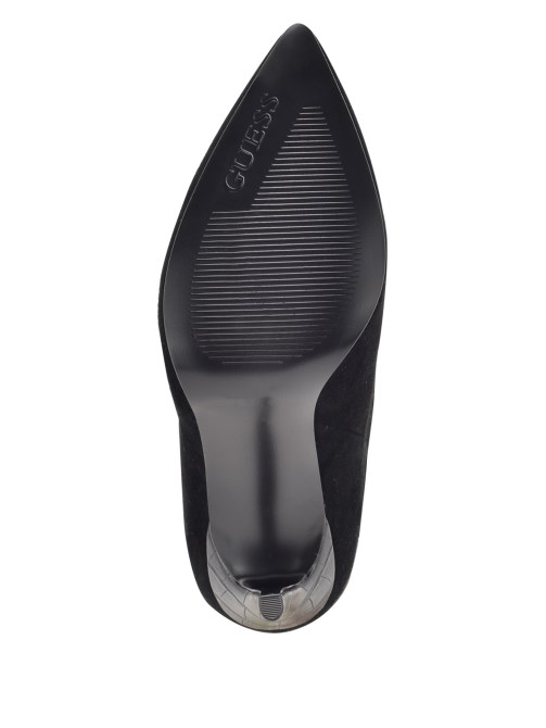 Backy الجلد المدبوغ Slouch Bootie Black 001 Guess