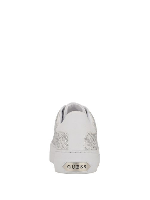حذاء رياضي بدون رقبة 040 Gelsen Gelsen Rhinestone Logo Guess باللون الفضي