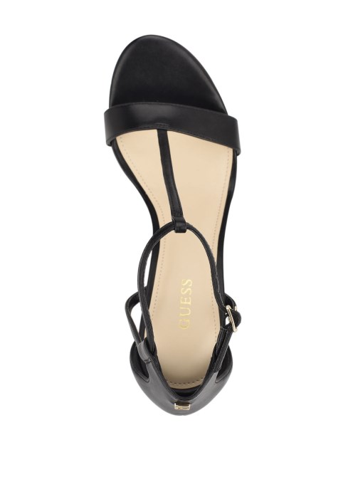 حذاء أسود بحزام Tecru من Guess