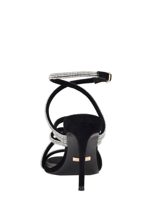 تحمين Kentas Strappy Sandal Blk Suede