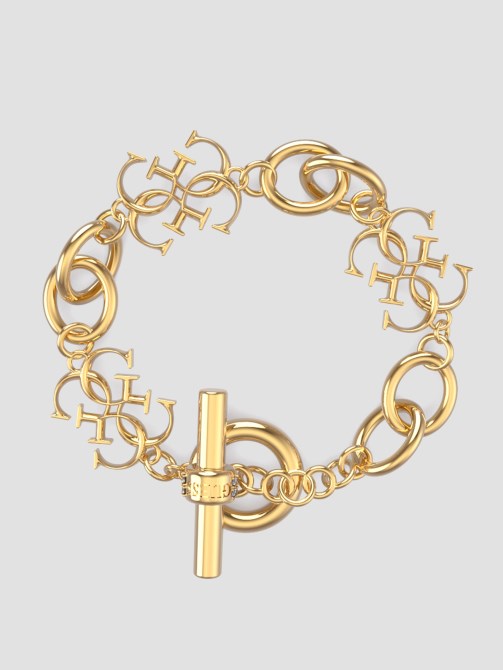 كواترو G سوار الذهب الأصفر Guess
