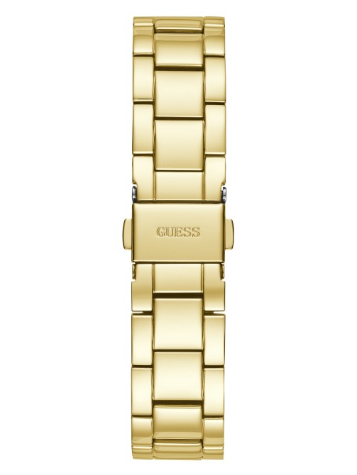 ساعة أنالوج وردية بلون ذهبي Guess Multi