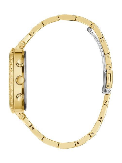 ساعة متعددة الوظائف بلون ذهبي متعدد التخمين