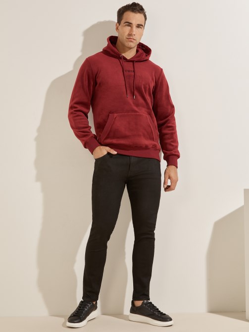 Guess المخملية هوديي Vino