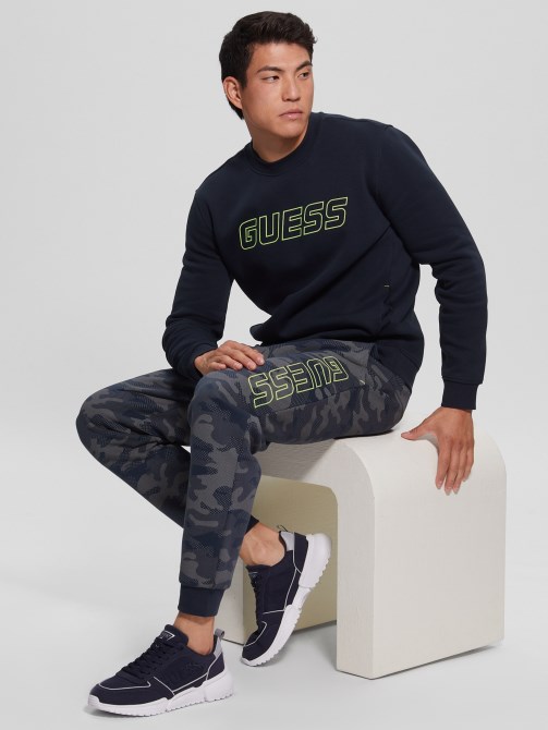 Eco Boniface Camouflage Joggers Guess Silver Camou Print