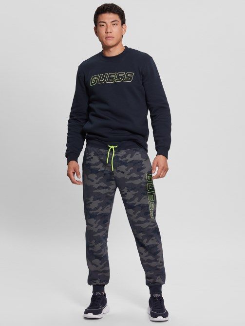 Eco Boniface Camouflage Joggers Guess Silver Camou Print