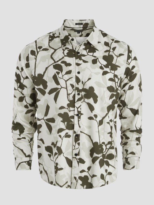 Ikat Vines Eco Rayon Ikat Vines Shirt Guess