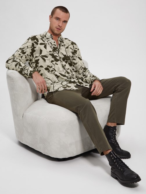 Ikat Vines Eco Rayon Ikat Vines Shirt Guess