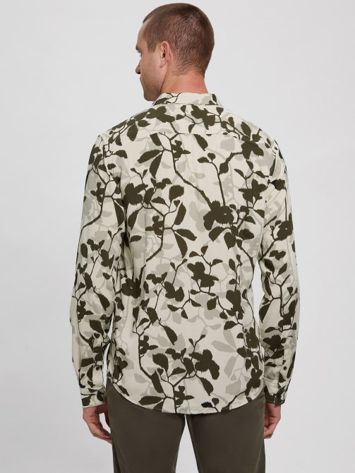 Ikat Vines Eco Rayon Ikat Vines Shirt Guess
