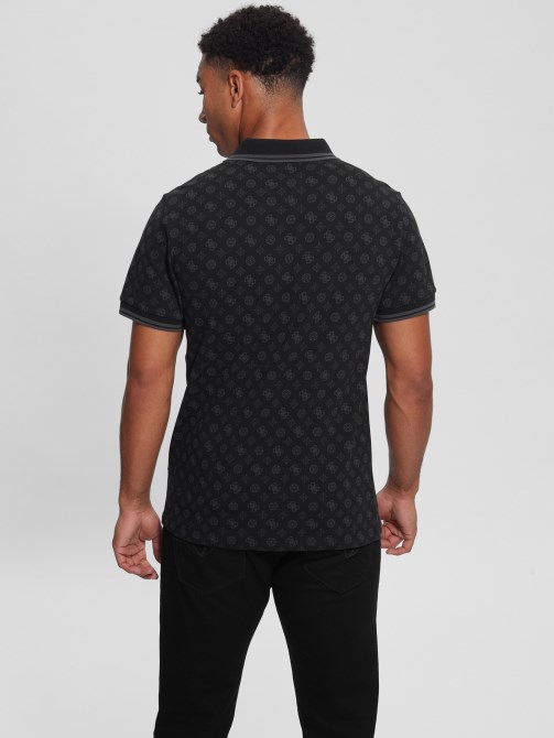Guess Peony Logo أسود Guess Olympic Peony Polo