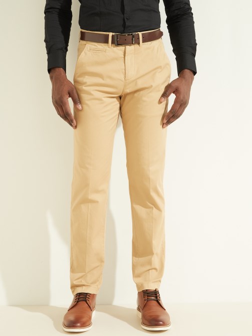 Guess عسل إيكو جديد أصلي Chino Pant