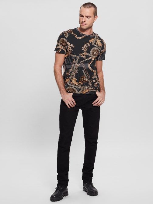Jet Black Multi Eco Quattro G Tee Guess