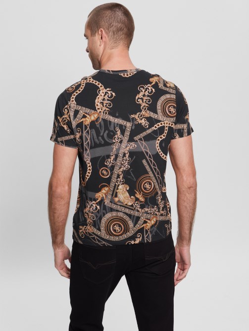 Jet Black Multi Eco Quattro G Tee Guess