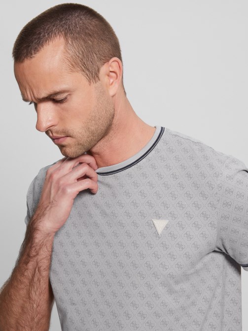Guess Eco Marhall Tee 4g Aop ضباب البحر