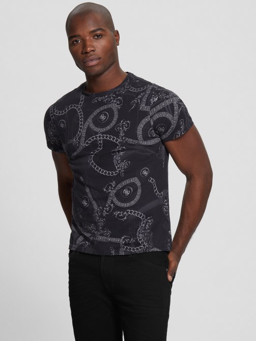 جت أسود متعدد Guess Eco Quattro G Tee