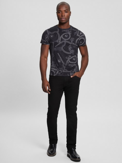 جت أسود متعدد Guess Eco Quattro G Tee