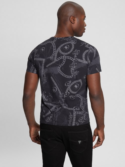 جت أسود متعدد Guess Eco Quattro G Tee