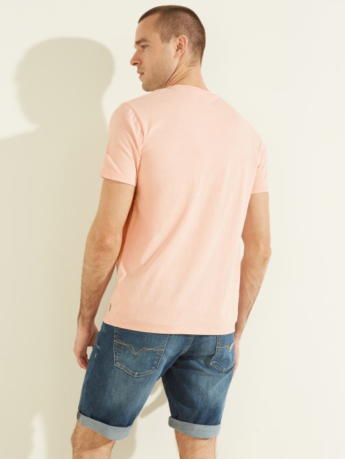 تي شيرت Guess Pale متعدد المغسول