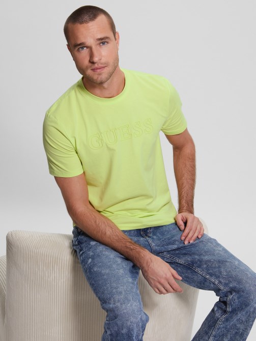 الحذر الأصفر Eco Alphy Tee Guess