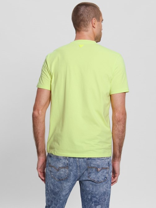 الحذر الأصفر Eco Alphy Tee Guess