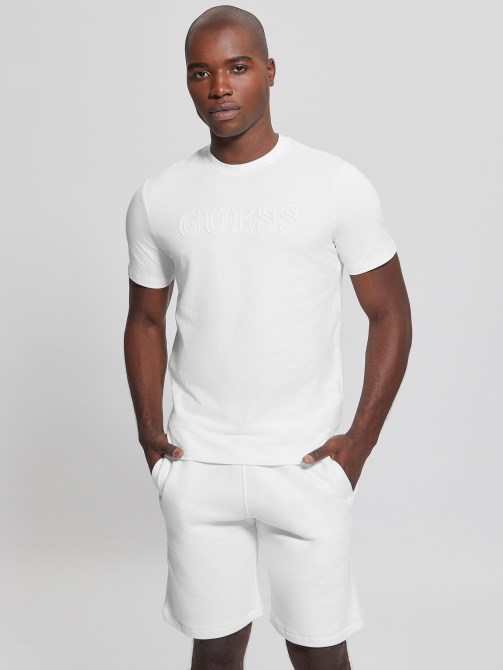 صديقة للبيئة Alphy Tee Guess Blanc / Scuffy