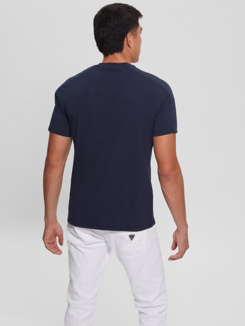 تي شيرت إيكو كامرون Guess أنيق أزرق اللون