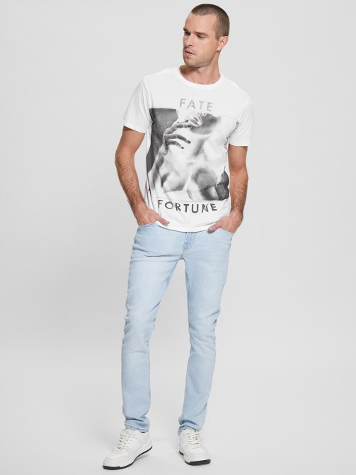 تخمين أبيض نقي Eco Fate & Fortune Tee
