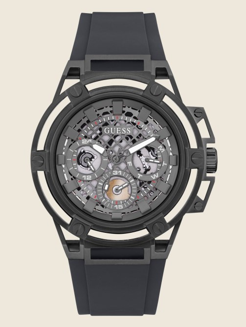 جيس ساعة متعددة الوظائف باللون الأسود و Gunmetal