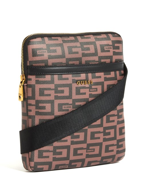 تخمين براون هروب شقة Crossbody