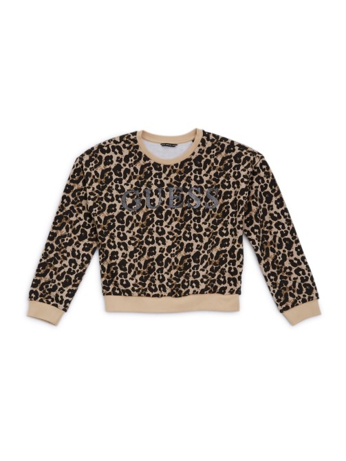 سويت شيرت غيس بطبعة شعار لامع (7-16) P899