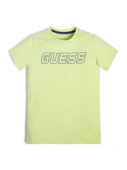 كنزة بشعار Eco (4-16) احذر من اللون الأصفر Guess
