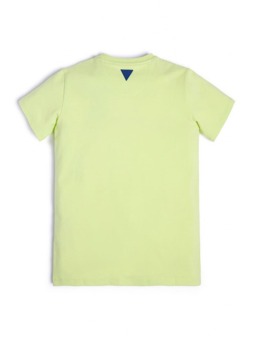 كنزة بشعار Eco (4-16) احذر من اللون الأصفر Guess