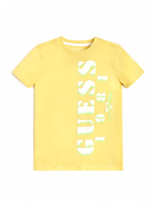 تي شيرت بشعار ضباب الليمون (7-16) Guess